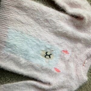 Fuzzy texture cute shirt